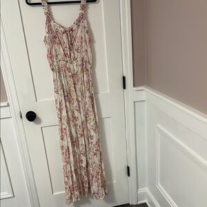 Love stitch Floral Maxi Dress